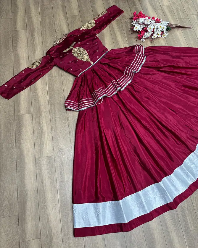 PC 321 Sequence Work Party Wear Crop Top Lehenga Wholesalers In Delhi